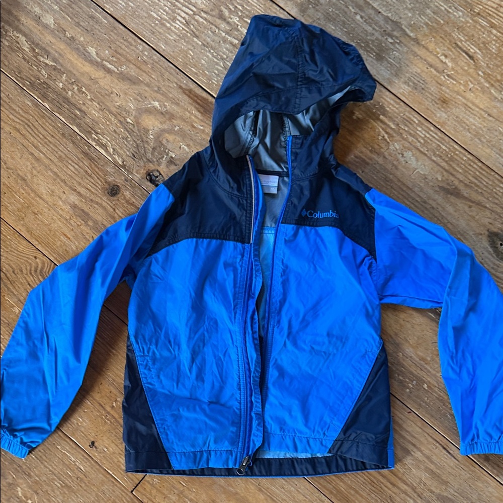Columbia Kids Two-Tone Blue Raincoat